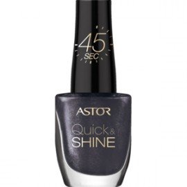 Astor Neglelak Quick & Shine Nailpolish Lady in black 602 | Neglelak på nettet