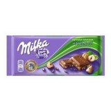 Milka alpsmelk sjokolade hasselnøtter 100g