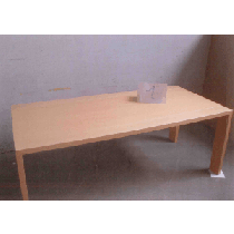 Esstisch, 200cm x 95cm, Buche, hell, massiv 