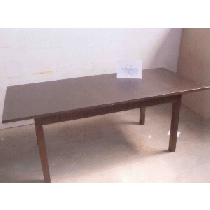 Esstisch, 160cm x 90cm, Schwarz, massiv