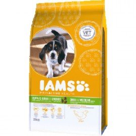 AMS Trockenfutter für Hunde, Junior, kleine und mittlere Rasse, Proactive Health mit Huhn | Hundemat på nett