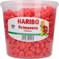 Haribo Primavera jordbær (jordbær) 500 stk.