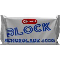 Carletti Block sjokolade mørk 400 g