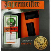 Jägermeister 35% 0,7 ltr. Skuddglass