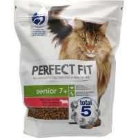 Perfect Fit Cat Dry Senior 7+ Rik På Storfekjøtt 750g