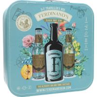 Ferdinand's Gin Koffert Med 2 Flasker Dr. Polidori Dry Tonic Agurk 44% 0,9l