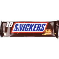 Snickers sjokoladeplate 10-pakning 500 g
