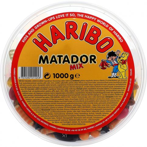 Kjøp Haribo Matador Mix 1 kg på nett - opptil 50%
