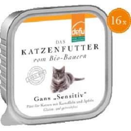 Defu Nassfutter für Katzen, Gans, Sensitive, getreidefrei | Katzenfutter online bestellen Schweiz