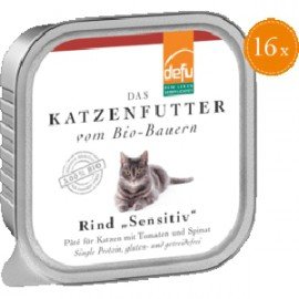 Defu Nassfutter für Katzen, Rind, Sensitive, getreidefrei | Katzenfutter online bestellen Schweiz