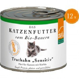 Defu Nassfutter für Katzen, Truthahn, Sensitive, getreidefrei | Katzenfutter online bestellen Schweiz