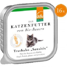 Defu Nassfutter für Katzen, Truthahn, Sensitive, getreidefrei | Katzenfutter online bestellen Schweiz